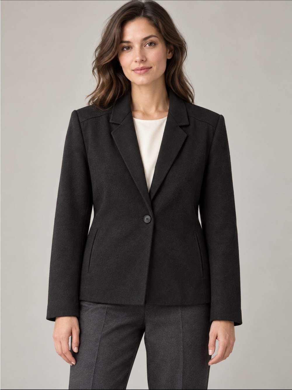Pendleton Women's Black Wool Blazer Size 12